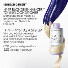 Laden Sie das Bild in den Galerie-Viewer, OLAPLEX No. 5P Blonde Enhancer Toning Conditioner 250ml