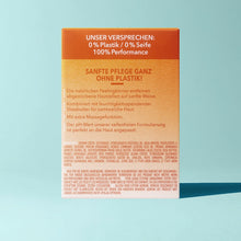 Laden Sie das Bild in den Galerie-Viewer, FOAMIE® Festes Körperpeeling Aprikosenkerne und Sheabutter für sanftes Peeling