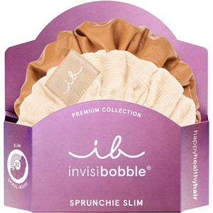 invisibobble® SPRUNCHIE SLIM PREMIUM DUO – Crème de Caramel