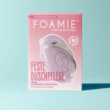 Laden Sie das Bild in den Galerie-Viewer, FOAMIE® Feste Duschpflege Kirschblüte und Reismilch für intensive Feuchtigkeit
