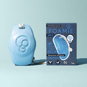 FOAMIE® 3 in 1 Feste Duschpflege für Männer mit Wasserminze