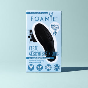 FOAMIE® Feste Gesichtsreinigung Aktivkohle für normale bis Mischhaut